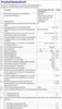 A product data sheet for an electronic display, detailing energy consumption and technical specifications. Produktbild-Vorschau