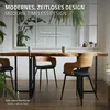 ML-Design sada 2 rámov na stôl Š60xV72 cm v tvare T, kov, Náhľad obrázku produktu 4
