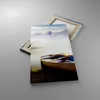 Bild auf Leinwand - Leinwandbild - Berge See Boot - 45x80cm Produktbild-Vorschau 2
