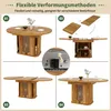 Esstisch 118-158cm ausziehbar Esszimmertisch, Küchentisch, Produktbild-Vorschau 4