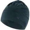 A dark navy beanie with a small logo on the side. Náhled obrázku produktu