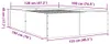 vidaXL Bettgestell Schwarz 120x190 cm Holzwerkstoff Produktbild-Vorschau 7