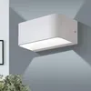 Applique Contemporanea Sania Media 4 Led Alluminio Bianco Anteprima dell’immagine prodotto 2