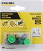 Packaging for Karcher high-pressure washer accessories, specifically spare nozzles. Voir les images du produit