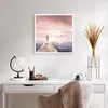 Poster - Poster ohne Rahmen - Brücke Frau die Sterne - Produktbild-Vorschau 5