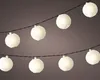 LED Solar Lichterkette Lampions 3,5m Nylon Warmweiß Produktbild-Vorschau 2