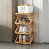 Schuhregal, Faltbares Schuhregal Aus Bambus, Freistehendes Produktbild-Vorschau 9