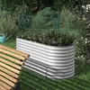 Hochbeet OK-Living  Silber 200 x 100 cm, Model 54724 Produktbild-Vorschau 4