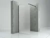 Duschabtrennung Walk-In Halterung in Schwarz 150 x 200 x Produktbild-Vorschau 1