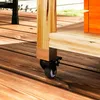Grillwagen Holz 134,5x50x91,5cm Servierwagen mit Produktbild-Vorschau 7