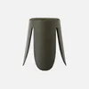 A single khaki-colored stool with a textured green seat is shown against a white background. Produktbild-Vorschau