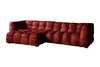 KAWOLA Sofa ROSARIO Ecksofa Velvet bordeaux Recamiere links Produktbild-Vorschau 8