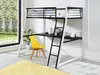 MALICIA Mezzaninbett - 90 × 190 - Eingebauter Schreibtisch Produktbild-Vorschau 2