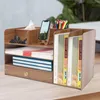 4 Schichten Schreibtisch Organizer Holz mit Schubladen Produktbild-Vorschau 12