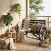 Banc de jardin BEALIFE 2 places 102 x 56 x 79 cm en bois Voir les images du produit 5