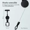 Cordón extensible con mosquetón y almohadilla para teléfono Vista previa de la imagen del producto 6