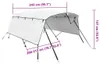 vidaXL 4-Bow Bimini-Top mit Seitenteilen 243x(200-213)x137 Produktbild-Vorschau 8