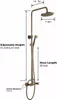 A diagram of a shower fixture with dimensions indicated by lines and text. Náhled obrázku produktu