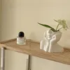 Dekovase Keramik Vase, Pampasgras Vasen matt Produktbild-Vorschau 4