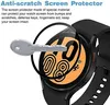 A close-up of a smartwatch screen protector being demonstrated with a key. Produktbild-Vorschau