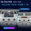 7palcové autorádio Android 1+32 GB pro Fiat 500 2007–2015, Náhled obrázku produktu 2