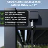 Weide Deluxe Plus Wand-Pergola Voll-Aluminium 4x6m mit Produktbild-Vorschau 6