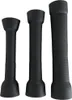 Three black flexible hose accessories of different sizes are arranged side-by-side against a white background. Náhľad obrázku produktu