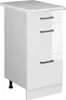 Küchenunterschrank Vicco R-Line Weiß Hochglanz 40 cm mit Produktbild-Vorschau 1