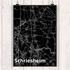 Mr. & Mrs. Panda Bild Schriesheim DIN A5 - Geschenk, Stadt Produktbild-Vorschau 2