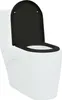 vidaXL Sedile per WC nero 49 x 36 x 4 cm Duroplast Anteprima dell’immagine prodotto 2
