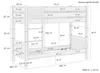 Etagenbett variables Zubehör extra stabil 80x200 Produktbild-Vorschau 9