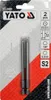 YATO Sada bitů 1/4" 2 ks profil : L=100 mm #6, #10 YT-0499 Náhled obrázku produktu 3
