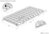 metallfreier naturreiner Zirbenholz-Rost 90x200 mit Produktbild-Vorschau 3