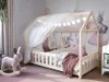 Łóżko Domek DUBI dziecięce 160x80 z materacem - kolor Podgląd zdjęcia produktu 3