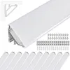 Brollux LED Eckprofil V24 Set 20m (10x2m) Alu Profile 45 Produktbild-Vorschau 1