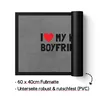 I love my hot Boyfriend Fußmatte Liebe Freund Paar Pärchen Produktbild-Vorschau 2