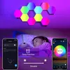 LED Hexagon Wandlampe 10er Set – RGB Gaming Lampe mit Musik Produktbild-Vorschau 5