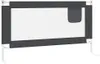 vidaXL Protezione letto per bambini grigio scuro 150x25 cm Anteprima dell’immagine prodotto 5
