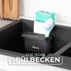 Nastavitelný organizér do dřezu 15,5x15,5x17,5 cm Šedý na Náhled obrázku produktu 6