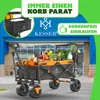 KESSER® Bollerwagen faltbar GT9000 Handwagen mit Dach | Produktbild-Vorschau 5