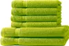 6 tlg. Handtuch Set - Apfel Grün - 500g/m²  - 2 Duschtuch 4 Produktbild-Vorschau 1