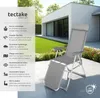 2 chaises de jardin pliantes en aluminium avec appui-tête Voir les images du produit 2