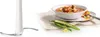 A food chopper attachment and a bowl of gazpacho soup. Voir les images du produit