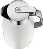 A white alfi thermal carafe with a silver lid and handle. Anteprima dell’immagine prodotto