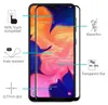 A screen protector for a smartphone, with feature callouts. Produktbild-Vorschau