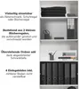mokebo® Bücherregal weiß aus Holz 'Der Bücherwurm', Produktbild-Vorschau 2