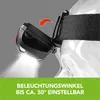EASYmaxx Stirnlampe - schwarz/rot Produktbild-Vorschau 5
