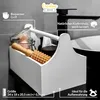 Creative Deco Biely Box na Náradie Wood | Box na Náradie z Náhľad obrázku produktu 4