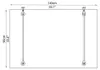 Palram - Canopia Vordach Taurus 1400 silber 91x140 cm Produktbild-Vorschau 8