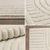 Hochflor Rund Teppich Wohnzimmer Küchenteppich Schlafzimmer Produktbild-Vorschau 2